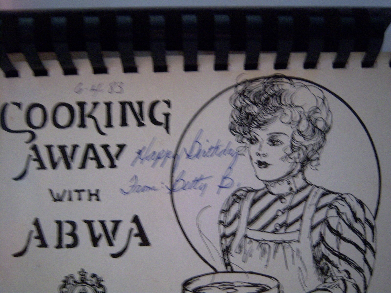 COOKING AWAY WITH ABWA GREENSBORO NC '82 RECIPE BOOK eBay