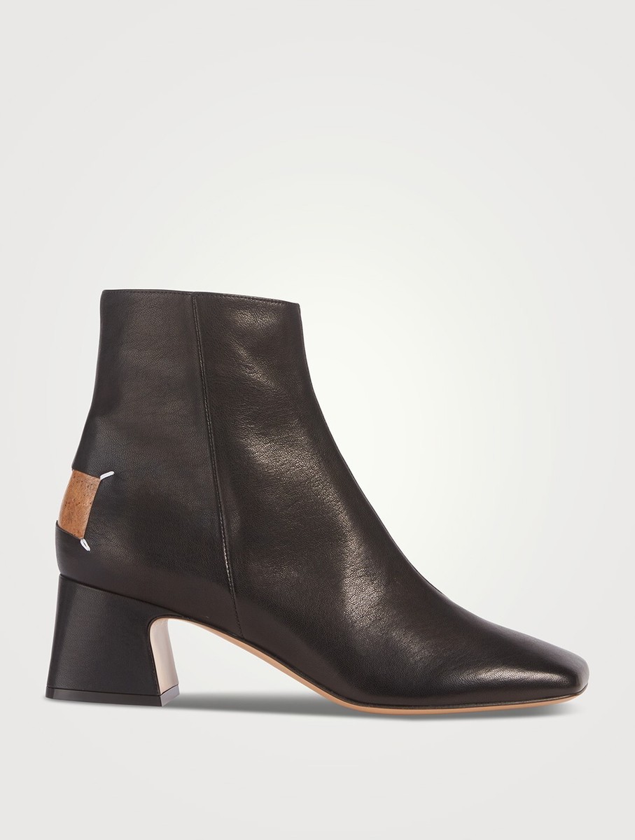 靴 MAISON MARTIN MARGIELA SQUARE TOE BOOTS Maison Martin Margiela 2002 Artisanal Square Toe Leather