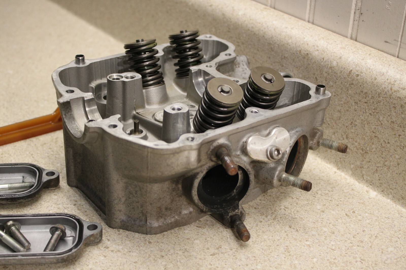 2007 Honda XR650R Cylinder Head Top End Valves Camshafts 9897 S36 eBay