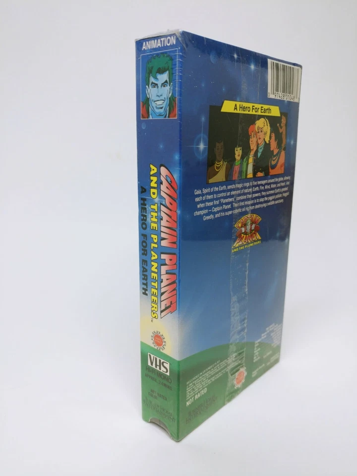 Original Brand New & Sealed "Captain Planet and The Planeteers" TV Show on VHS - Image 3 of 4