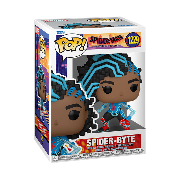 Spider-Man: Across The Spiderverse Spider-Byte POP Funko Vinylfigur #1229-image