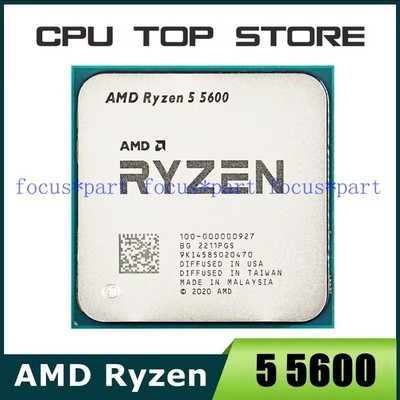 AMD Ryzen 5 5600 3.5GHz 6-Core Processor Socket AM4 Gaming CPU for MSI B550M PRO