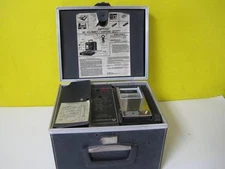 AMPROBE LAW82-T VARI-SPEED AC AMPERES/KILOWATT RECORDER IN CARRYING CASE USED
