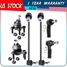 Front Lower Ball Joints Steering Tie Rod End Sway Bar For 2012-2016 Vw Passat