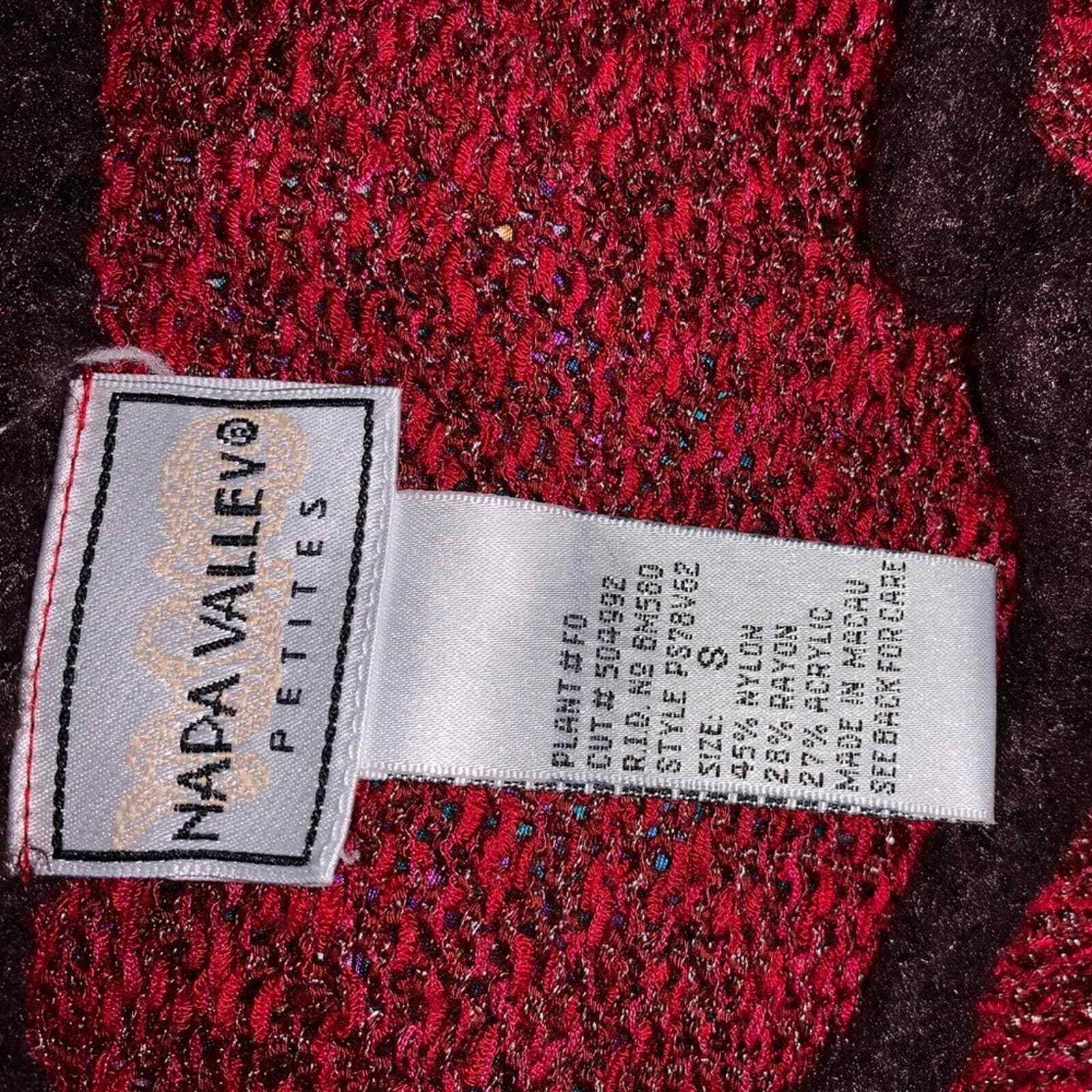 Napa Valley Patchwork Embroidery Pattern Knit But… - image 11