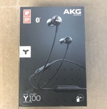 Samsung AKG Y100 Bluetooth Headphones black GP-Y100HAHHBAD AS IS READ