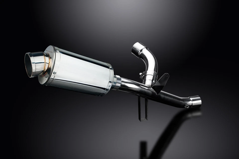 Ducati Multistrada 950 Delkevic 9" Stainless Oval Muffler Exhaust Slip On 17-21 - Image 3 of 4