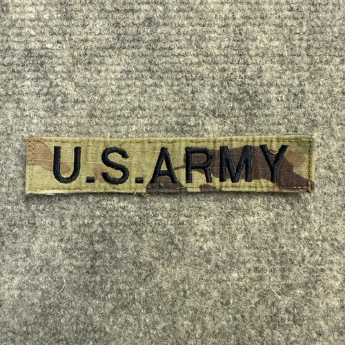 US Army Surplus Issue Multicam Subdued Cloth Sew On Branch, Name Tape Rip-Stop - Picture 2 of 7