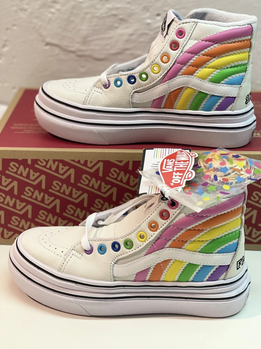 Vans clearance rainbow platform