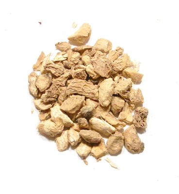 Ginger Root Chopped & Dried Herbal Botanical Natural Supplement - 1 Pound
