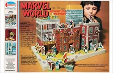 THOR IRONMAN SPIDERMAN HULK MARVEL-OUS WORLD ADVENTURE PLAYSET - REPRINT