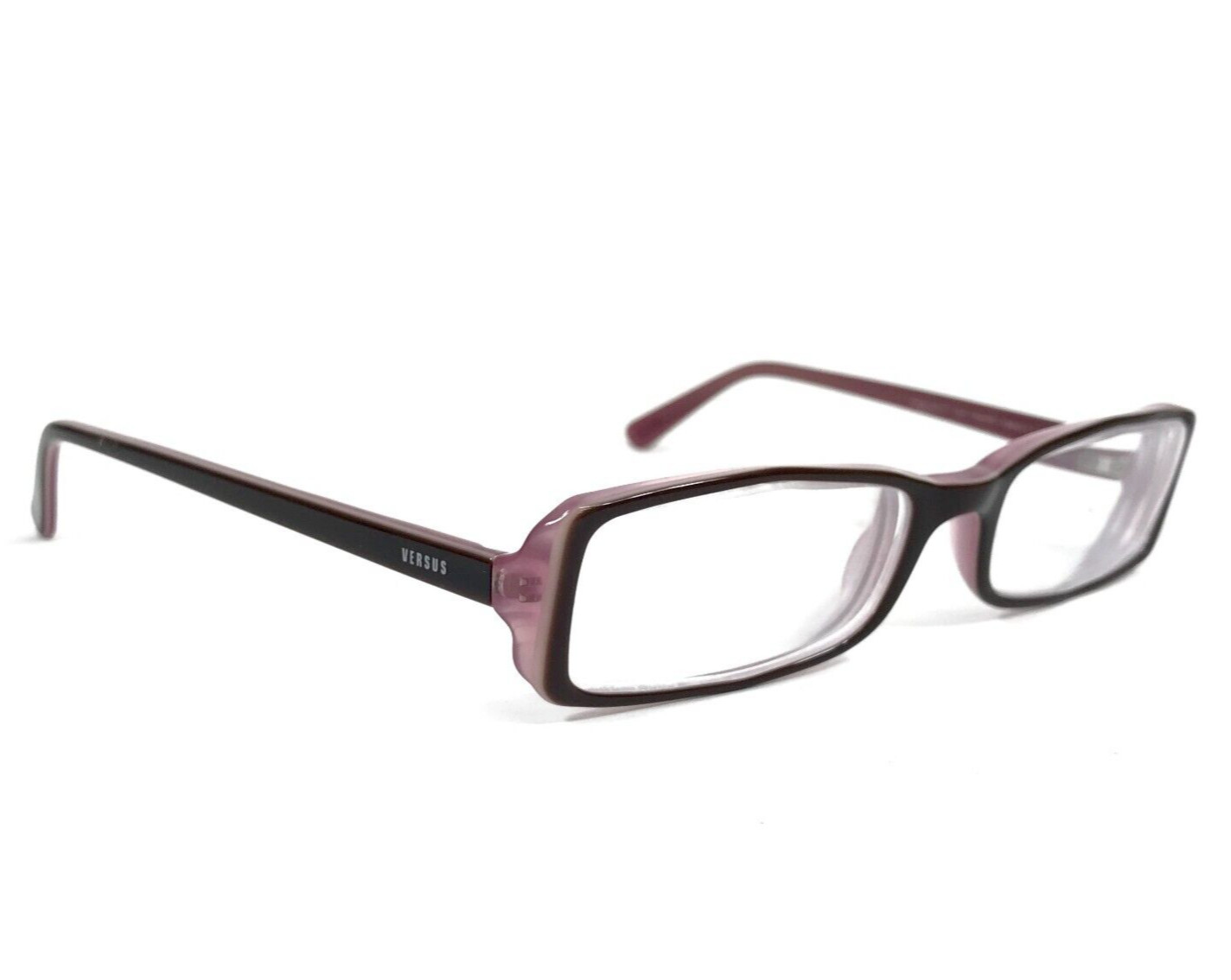 Versus by Versace Petite Eyeglasses Frames MOD.8007 185 Brown Purple 49-17-135 thumbnail 2