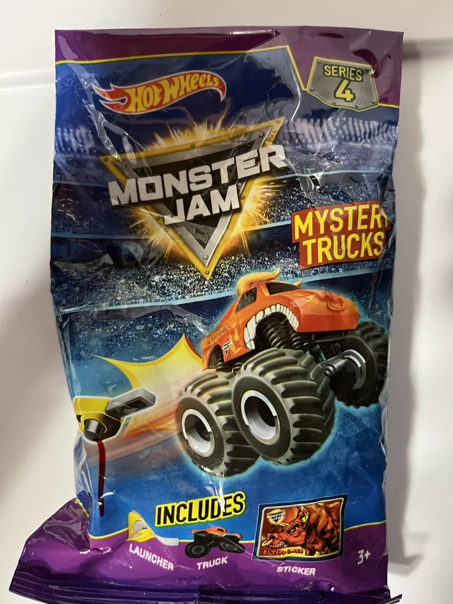 Monster Jam, Official Mini Mystery Collectible Monster Truck 12 pack 1:87  Scale