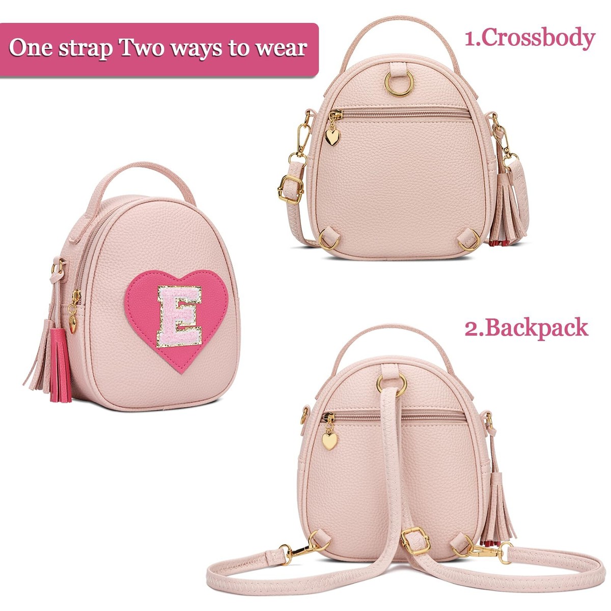 Small Backpack Purse and Crossbody Bags? Natasha Mini Convertible Backpack and Crossbody Bag main image 3