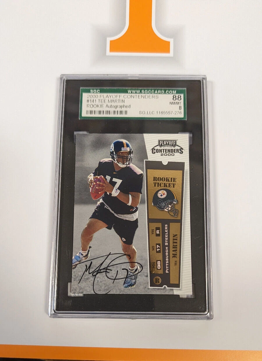 Tee Martin Playoff Contenders #141 Autographed