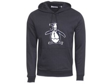 Original Penguin Men's Pete Melange Pullover Hoodie Sweatshirt True Black