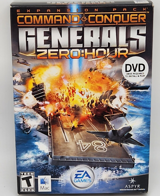Command & Conquer Generals Zero Hour Aspyr Video Game for sale