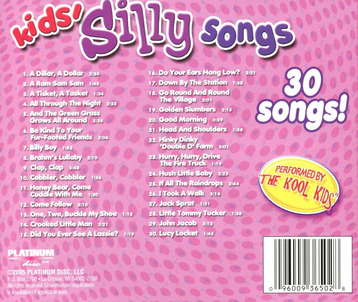 Kid's Silly Songs, Vol. 1 by Various Artists (CD, Jun-2005 Kid's Silly Songs, Vol. 1 by Various Artists (CD, Jun-2005
