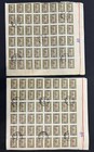 Azerbaijan 1919 2 pieces of sheet of stamps Mi#10x RRR used