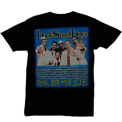Vintage 2005 Backstreet Boys Never Gone Tour Tee | eBay