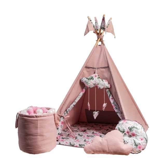 Tipi Teepee Indianerzelt Kinder Indianer Zelt mit Stabilisator Tipi Teepee Indianerzelt Kinder Indianer Zelt mit Stabilisator