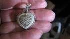 Mop & Dmq, Bale Opens Nice Judith Ripka Sterling Silver Pendant/Enhancer,