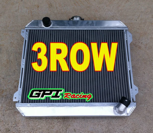 3 Row 56mm aluminum radiator for NISSAN DATSUN 510 610 710 720 L20B Manual,NEW - Image 3 of 4