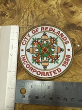 Vintage City Of Redlands Incorporated 1888 Patch