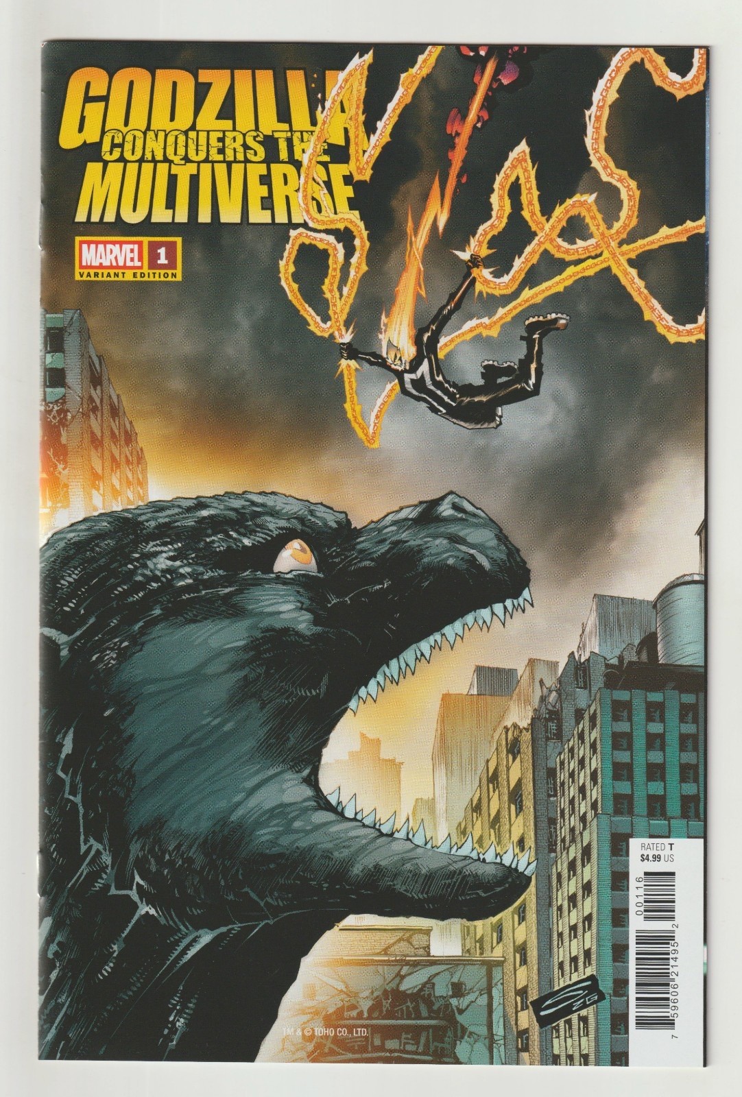 Godzilla Conquers The Multiverse (2026) #1 - Sandoval 1:25 Variant ...