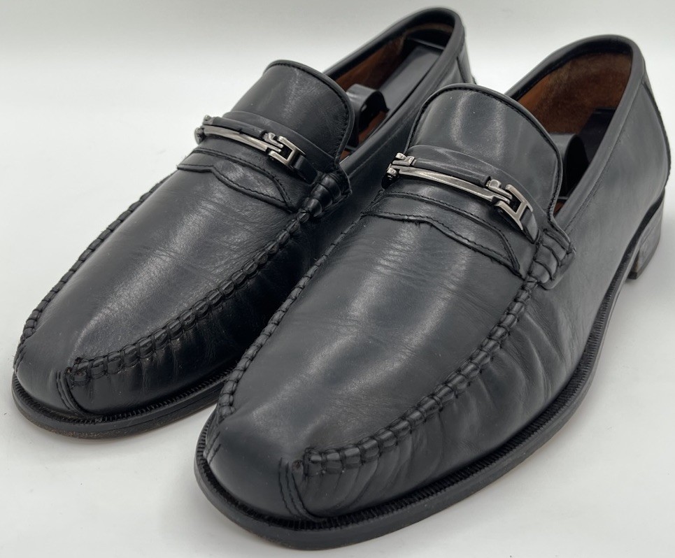 Allen Edmonds LARISSA Black Leather Horsebit Loafers Men's Size
