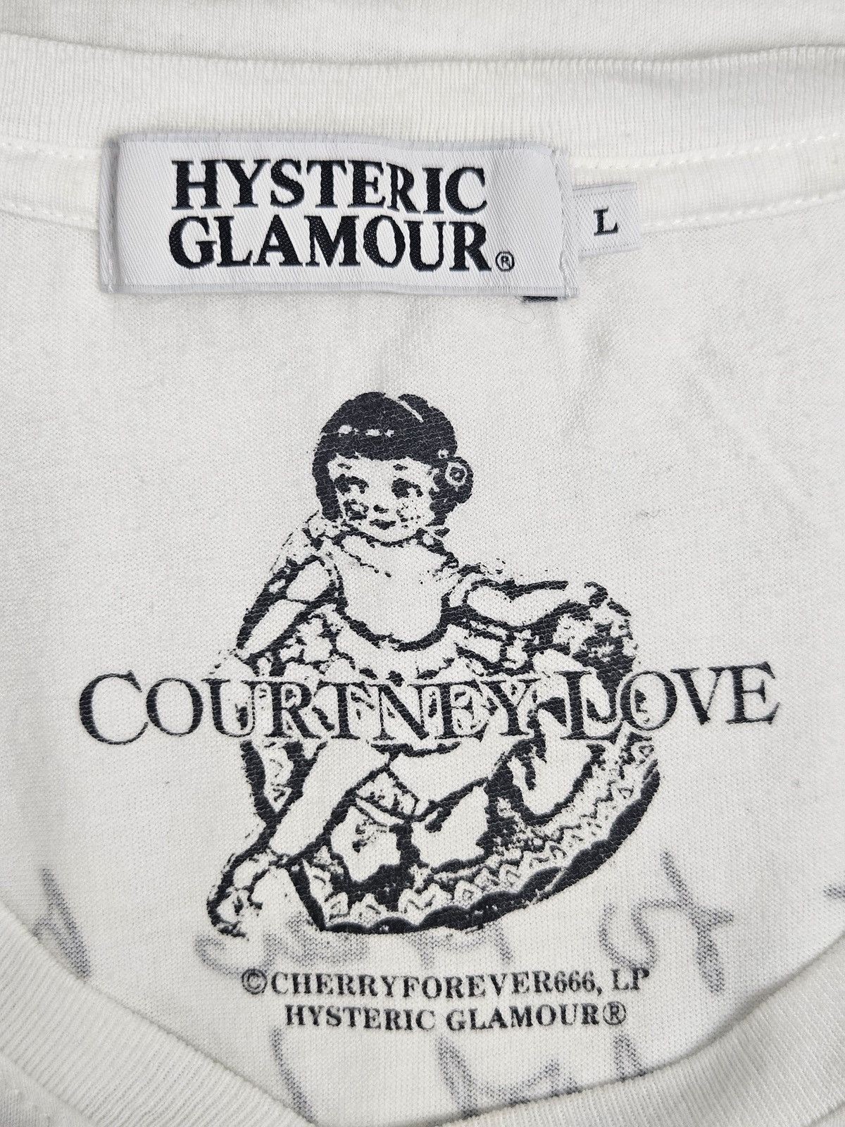 Hysteric Glamour Courtney Love Hole Dirty Girls shirt - Gem