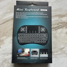 New RoHs Mini Backlit Keyboard Wireless Multimedia Remote