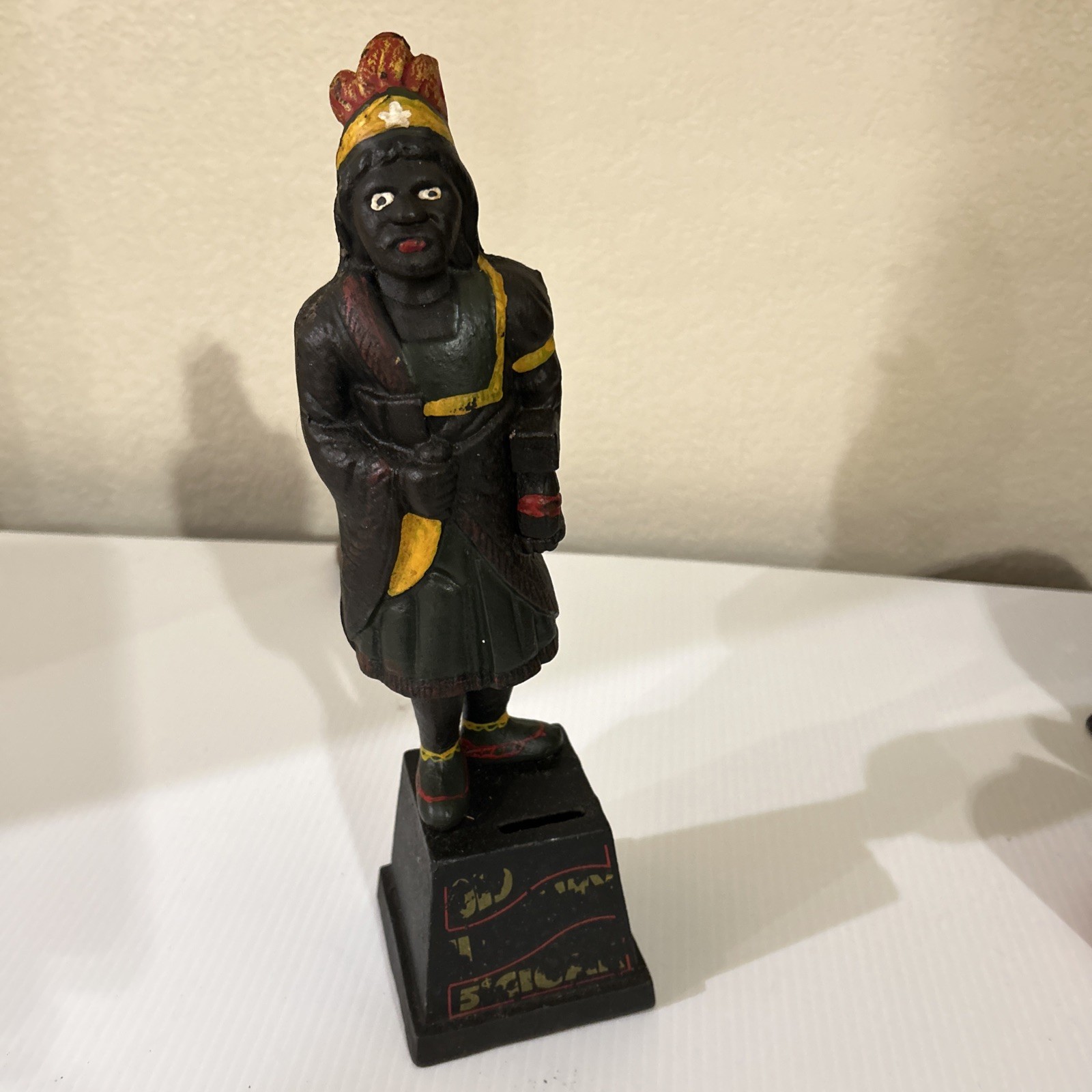 Old Honesty 5 Cent Cigar Piggy Bank