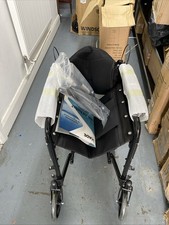 Lightweight Folding Wheelchair - 13kg Travel Friendly Foldable Wheelchair Ascot