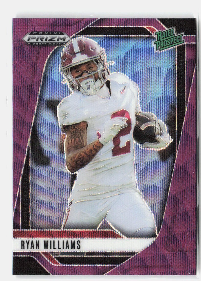 2025 Panini Prizm Draft Picks #151 Ryan Williams Prizm Purple Wave