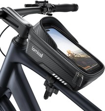 NEW Bike Frame PHONE BAG, Waterproof 2 in 1 Bike Accessories, ROOM FOR CHARGER