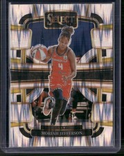 2024 Panini Select WNBA #92 Moriah Jefferson Prizms Silver Flash