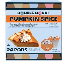 Pumpkin Spice Coffee Pods, Single Serve Coffee for Keurig K Cups Machines, Me...