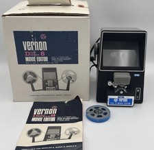 Vernon Dual Deluxe 8 Movie Editor Viewer Parts Repair 8mm Super 8 Single 8