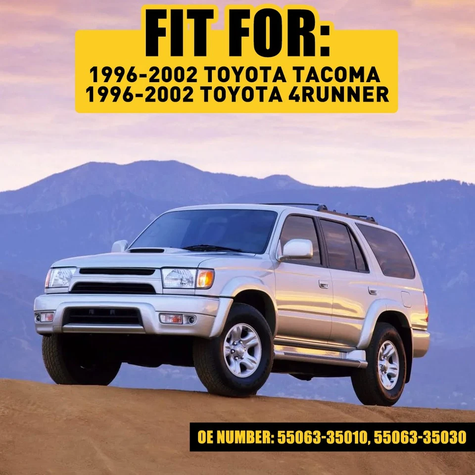 Parrilla de aire delantera tablero central ventilación de CA negra para Toyota Tacoma 1996-02 4runner EOA Foto 2 de 4