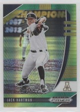 2020 Panini Prizm Draft Picks Green & Yellow Hyper Jack Hartman #PDP108 16sf