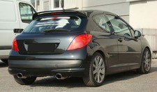 FOX Sportauspuff Peugeot 208, Bj. ab 2012, Endrohr 115x85mm oval re/li