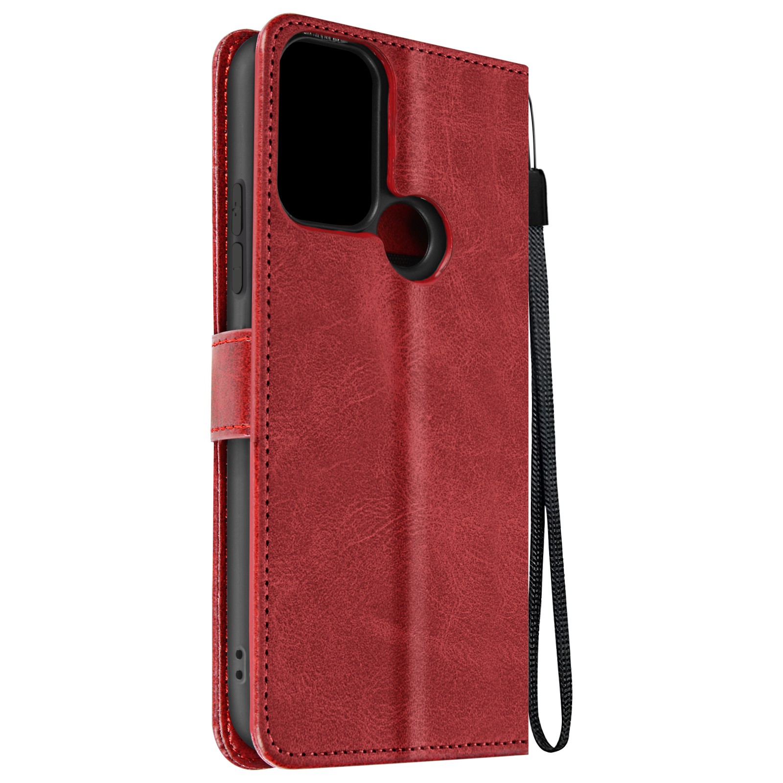 Coque portefeuille Nokia C22 Avizar rouge idéale pour vos sorties et voyages