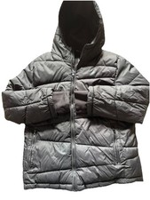 SPYDER Pelmo Boys Size M Hooded Full Zip Black Puffer Jacket