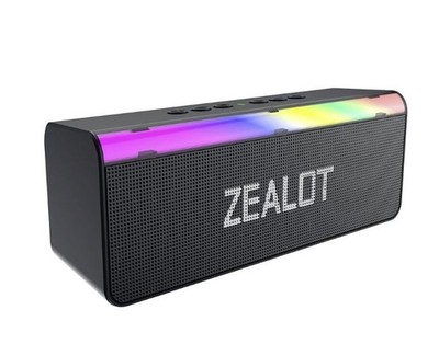 ZEALOT S72 20W Wireless Speaker BT 5.3 RGB light Super bass 3000mAh NEW