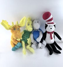Kohls CARES For Kids Dr. Seuss Plush Set - Cat in the Hat, Thidwick, Yertle 1