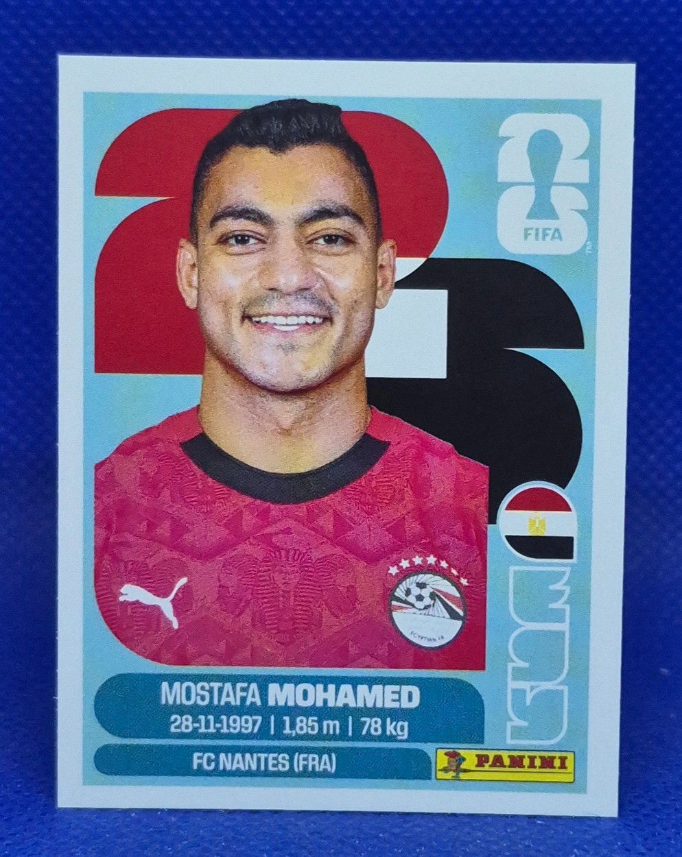 2026 Panini FIFA World Cup Sticker Mostafa Mohamed #EGY 18 - Egypt