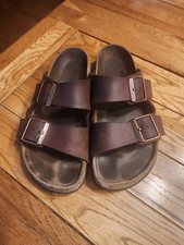 Birkenstock Arizona Soft Footbed Oiled Leather Sandals - Brown