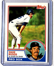 1983 Topps #498- Wade Boggs Rookie Rc Card. NM. rookie card picture