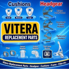 Cushion Headgear/Frame/Swivel Adapter/Clips Vitera Etc.